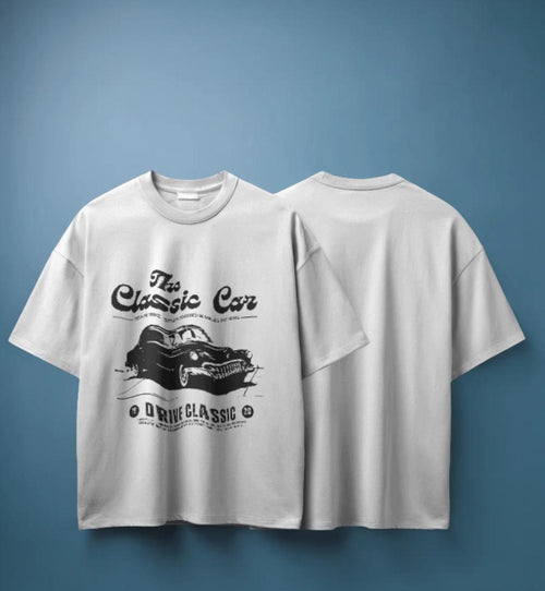 Dott. "RWCLASSIC Vintage Car" Tee-white